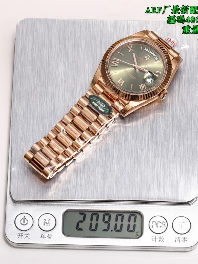 Full Super Clone Day-Date Rose Gold 40mm Collection - 1:1 Swiss Replica Watch