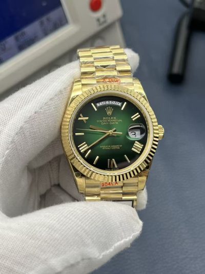 Full Super Clone Day-Date Yellow Gold 40mm Collection - Affordable Luxury Replica Timepiece