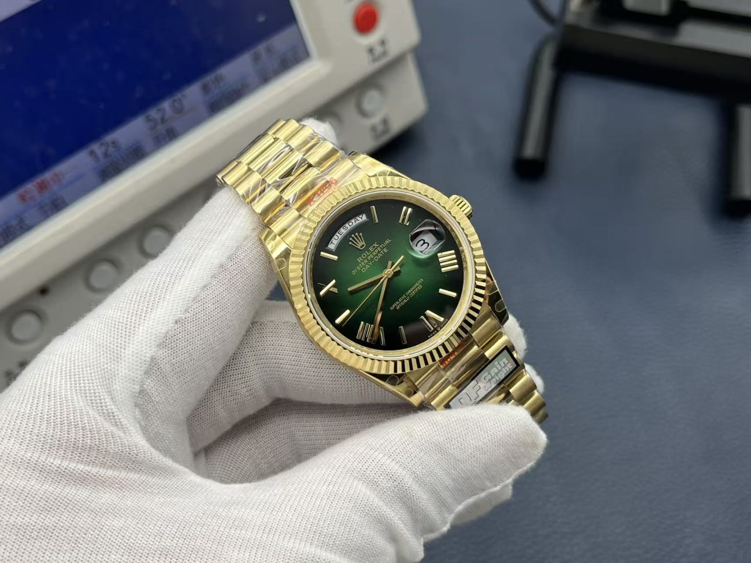 Full Super Clone Day-Date Yellow Gold 40mm Collection - Affordable Super Clone Watch