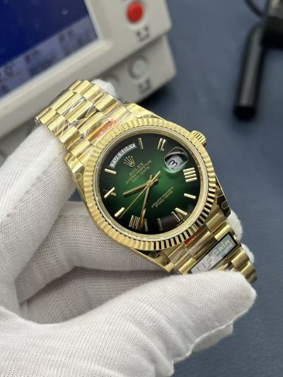 Full Super Clone Day-Date Yellow Gold 40mm Collection - Affordable Super Clone Watch