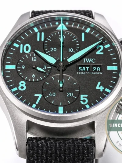 IWC Pilot Chronograph AMG Petronas Formula 41mm Titanium IW388108 - Best Quality Replica Watch