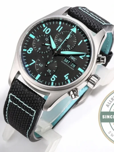 IWC Pilot Chronograph AMG Petronas Formula 41mm Titanium IW388108 - Swiss-Made Clone Watch