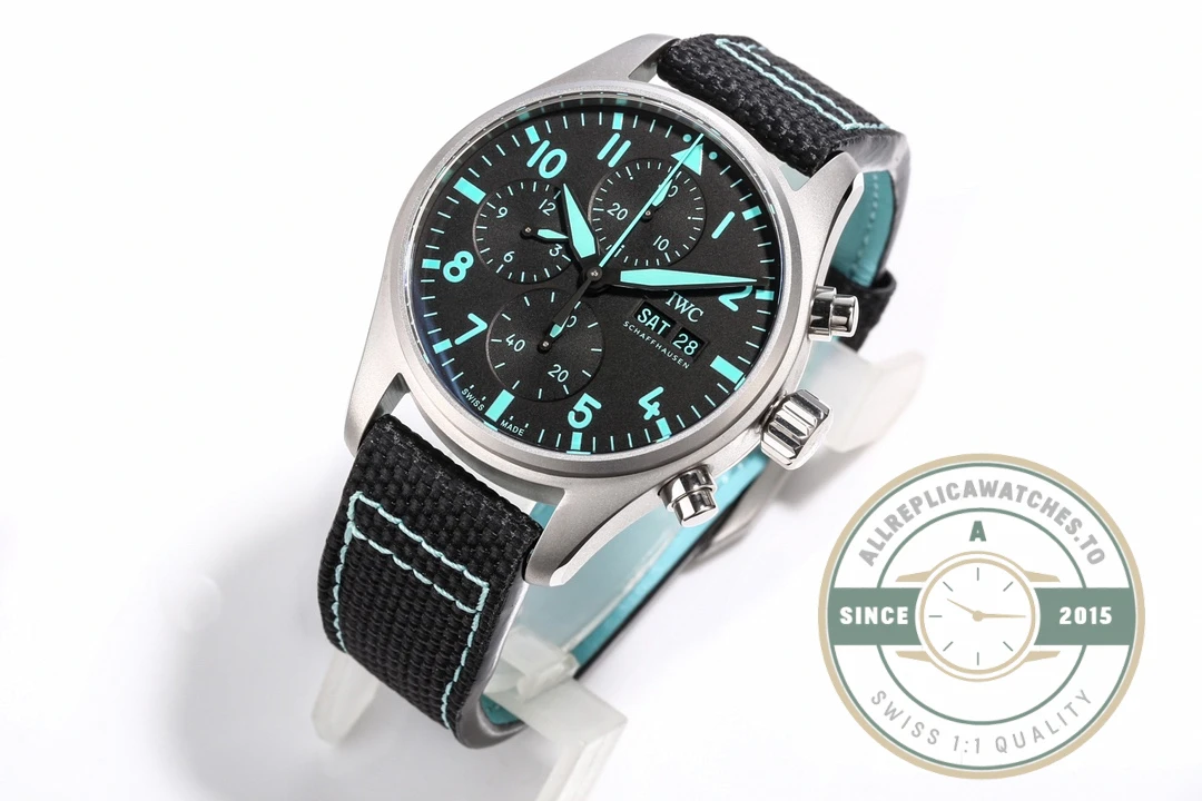 IWC Pilot Chronograph AMG Petronas Formula 41mm Titanium IW388108 - Swiss-Made Clone Watch