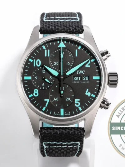 IWC Pilot Chronograph AMG Petronas Formula 41mm Titanium IW388108 - Premium Super Clone Watch