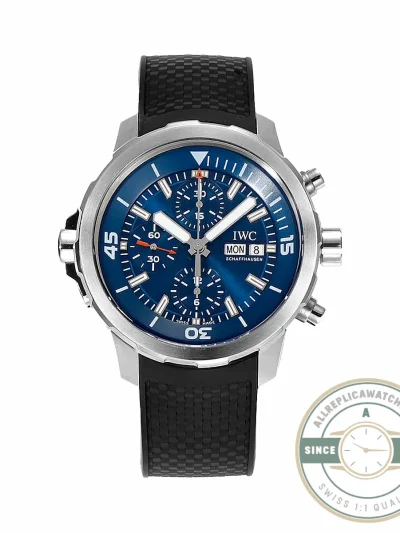Replica Aquatimer Chronograph IW376805 Blue Dial - Best Quality Replica Watch