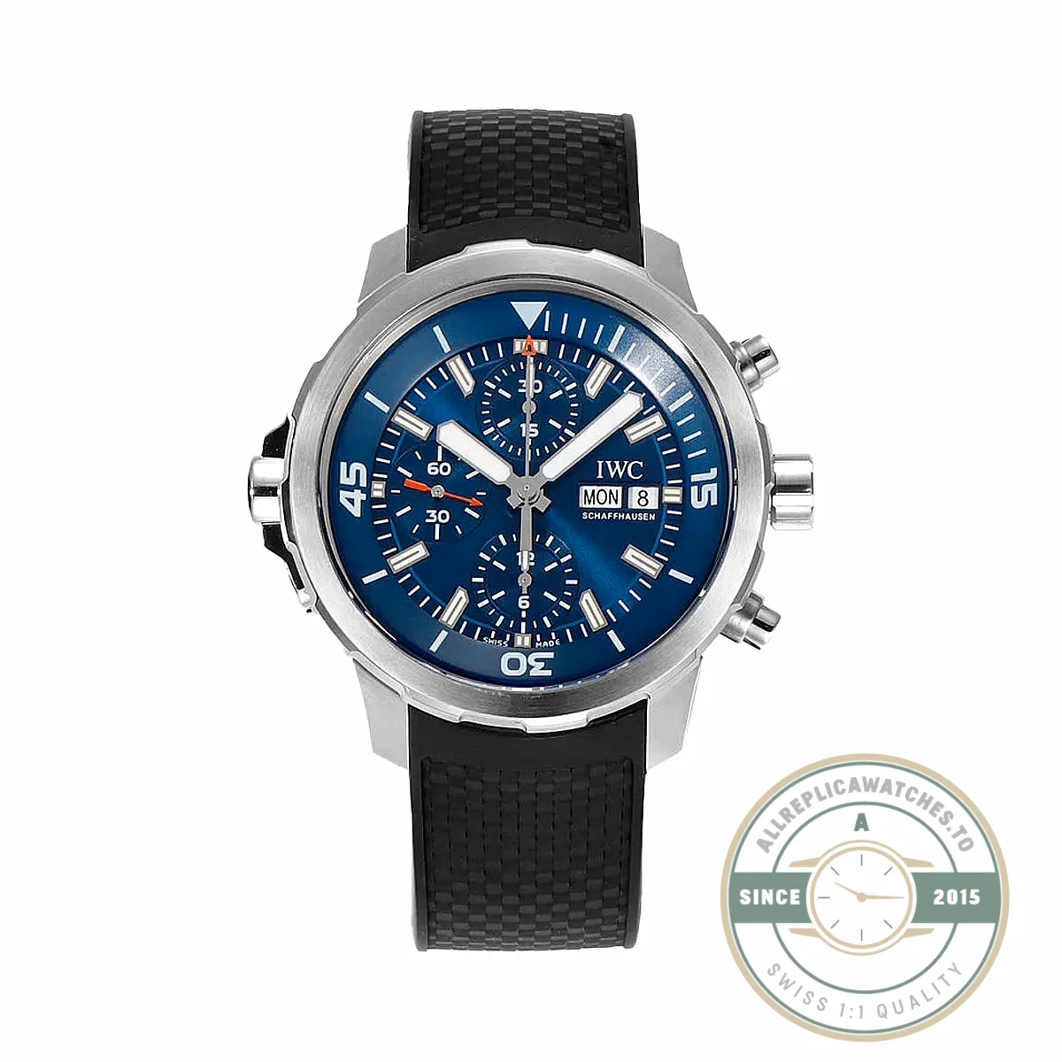 Replica Aquatimer Chronograph IW376805 Blue Dial - Best Quality Replica Watch