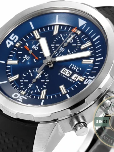 Replica Aquatimer Chronograph IW376805 Blue Dial - 1:1 Swiss Replica Watch