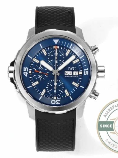 Replica Aquatimer Chronograph IW376805 Blue Dial - Best Quality Replica Watch