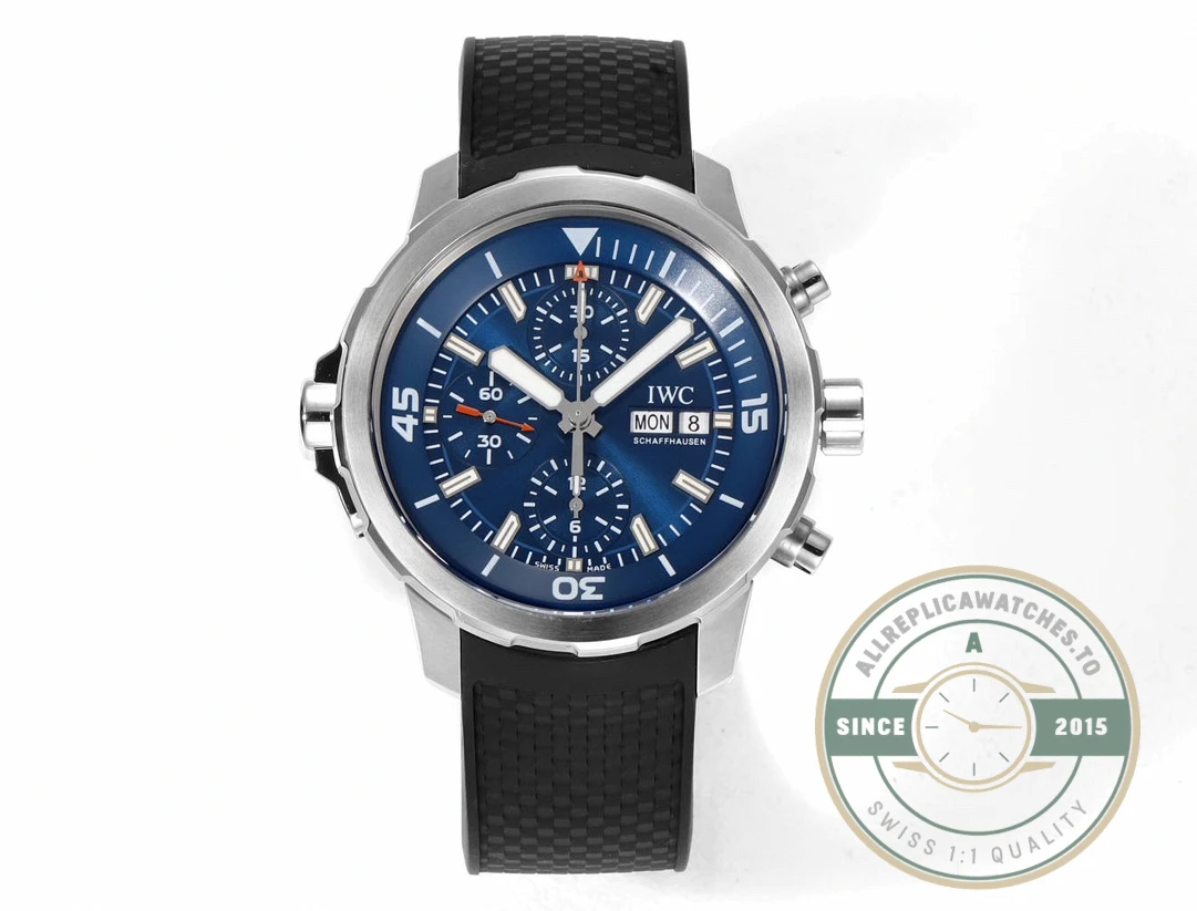 Replica Aquatimer Chronograph IW376805 Blue Dial - Best Quality Replica Watch