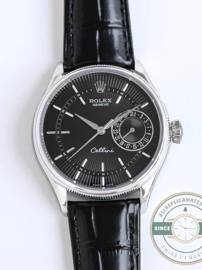 Replica Cellini Date White Gold 50519 Black Dial 39mm - Factory Super Clone Watch