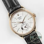 Replica Cellini Dual Time Rose Gold 50525.09 White Dial - Budget Luxury Replica Watch
