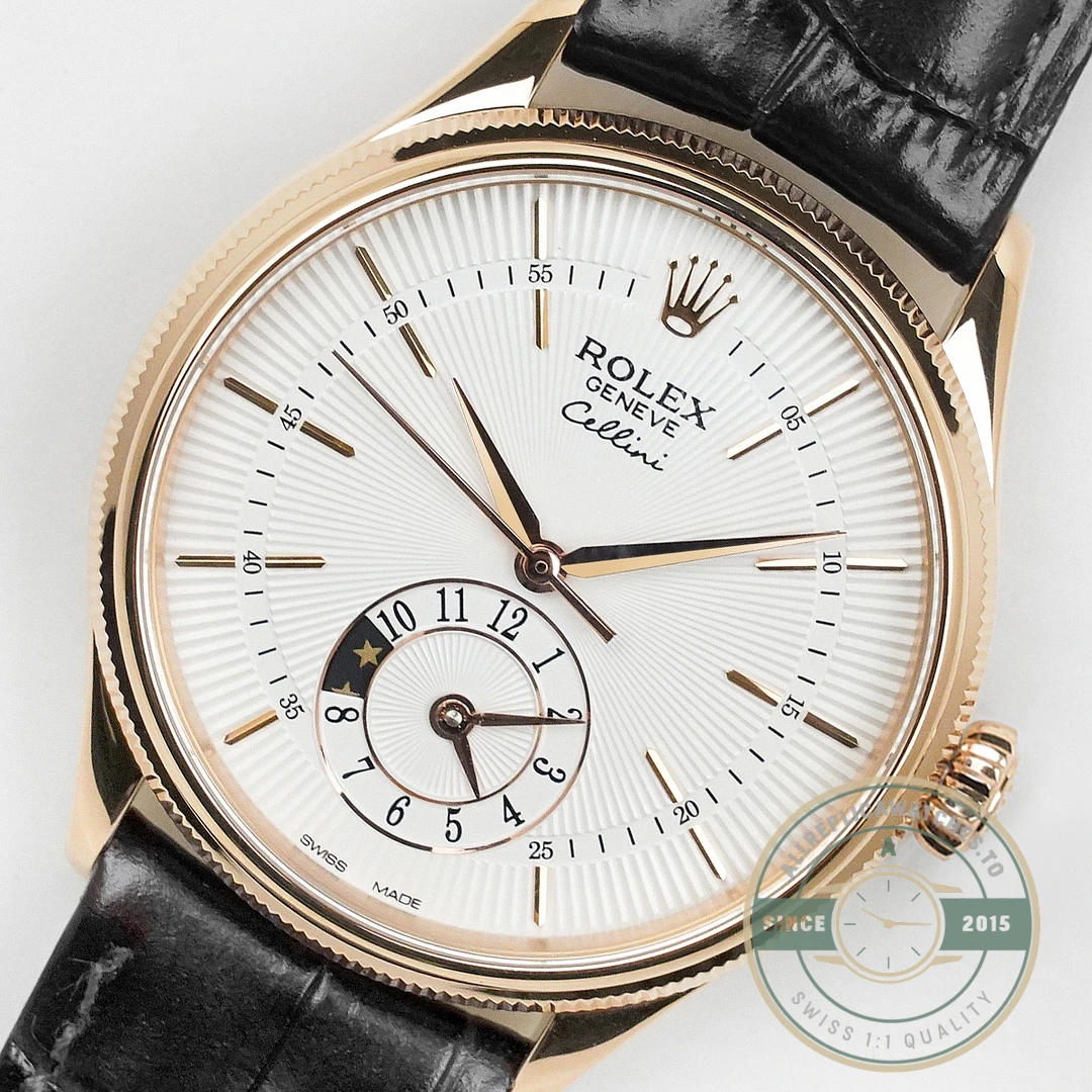 Replica Cellini Dual Time Rose Gold 50525.09 White Dial - Affordable Super Clone Watch