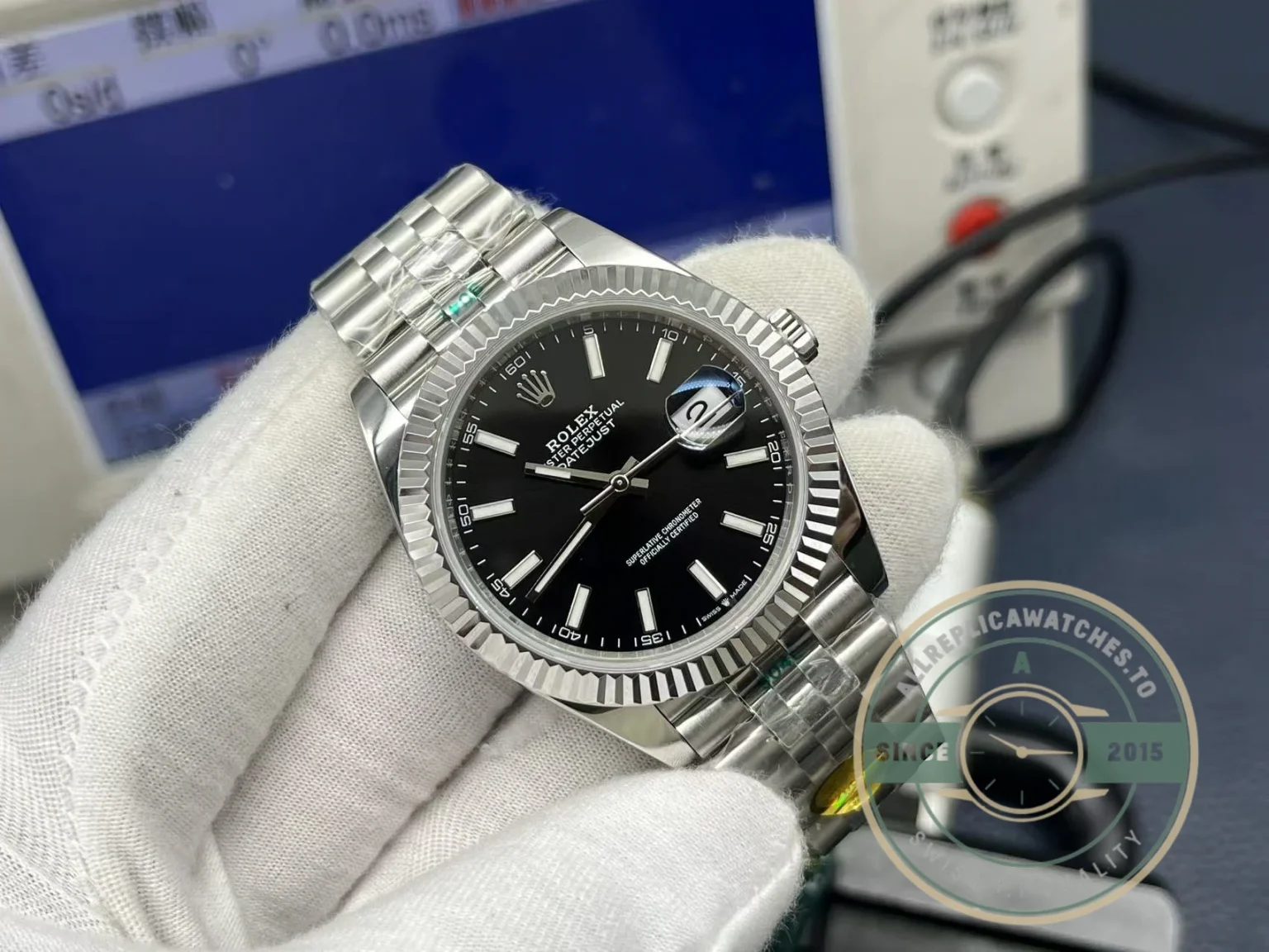 Replica Datejust 41 Black Dial Jubilee Bracelet 126334 - Affordable Super Clone Watch