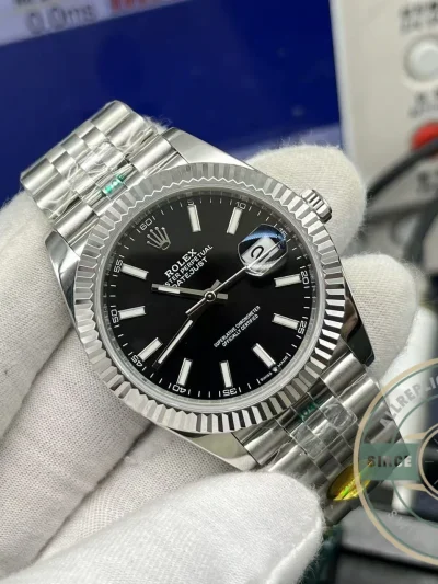 Replica Datejust 41 Black Dial Jubilee Bracelet 126334 - Affordable Super Clone Watch