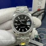 Replica Datejust 41 Black Dial Jubilee Bracelet 126334 - Affordable Super Clone Watch
