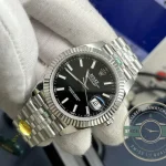 Replica Datejust 41 Black Dial Jubilee Bracelet 126334 - 1:1 Swiss Replica Watch