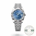 Replica Datejust 41mm Blue Roman Dial 126334 Jubilee - Best Quality Replica Watch