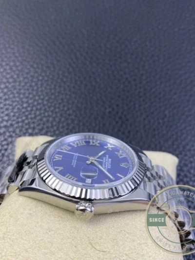 Replica Datejust 41mm Blue Roman Dial 126334 Jubilee - High-Grade Replica Watch
