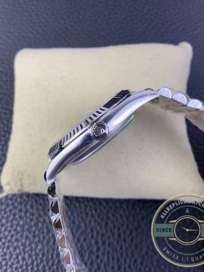 Replica DateJust Black Diamond Dial 41mm 126334 Jubilee - Best Quality Replica Watch