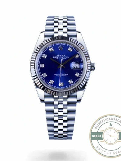Replica Datejust Blue Diamond Dial 41mm 126334 - Swiss Movement Replica Watch