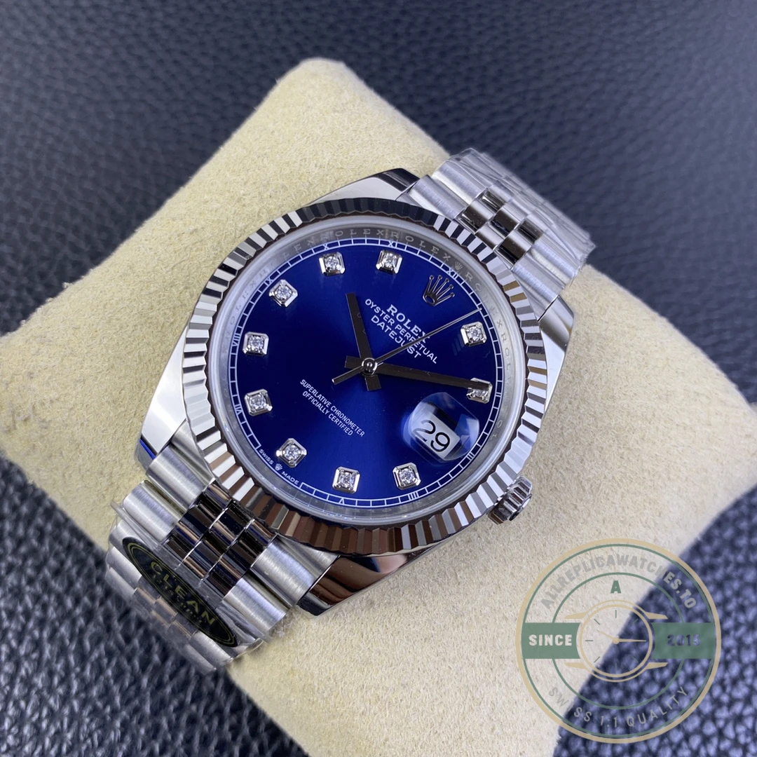 Replica Datejust Blue Diamond Dial 41mm 126334 - High-Grade Replica Watch