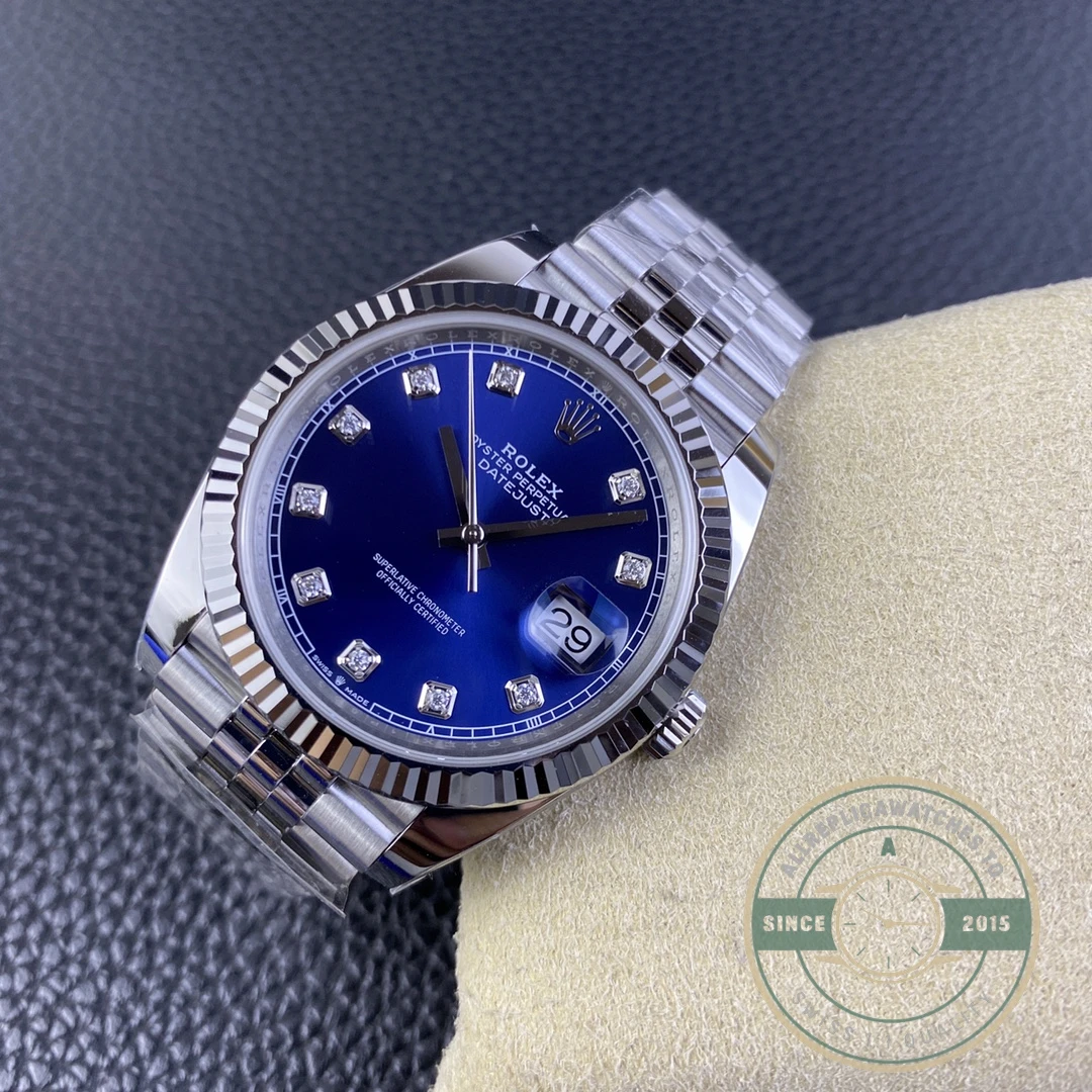 Replica Datejust Blue Diamond Dial 41mm 126334 - Swiss Movement Replica Watch