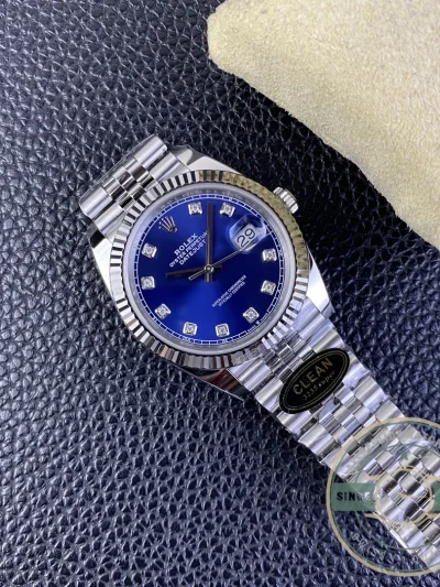Replica Datejust Blue Diamond Dial 41mm 126334 - Best Quality Replica Watch