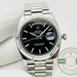 Replica Day-Date 40mm Platinum Black Dial 228236 - High-Grade Replica Watch