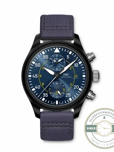 Replica IWC Pilot’s Chronograph Blue Angels 44.5mm IW389008 - 1:1 Swiss Replica Watch