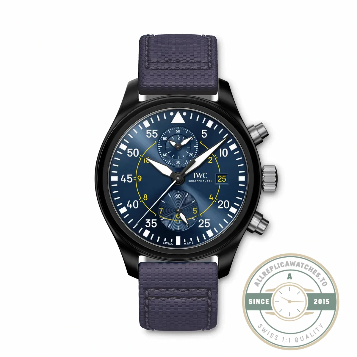 Replica IWC Pilot’s Chronograph Blue Angels 44.5mm IW389008 - 1:1 Swiss Replica Watch
