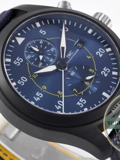 Replica IWC Pilot’s Chronograph Blue Angels 44.5mm IW389008 - Affordable Luxury Replica Timepiece