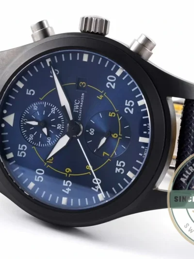 Replica IWC Pilot’s Chronograph Blue Angels 44.5mm IW389008 - Swiss-Made Clone Watch