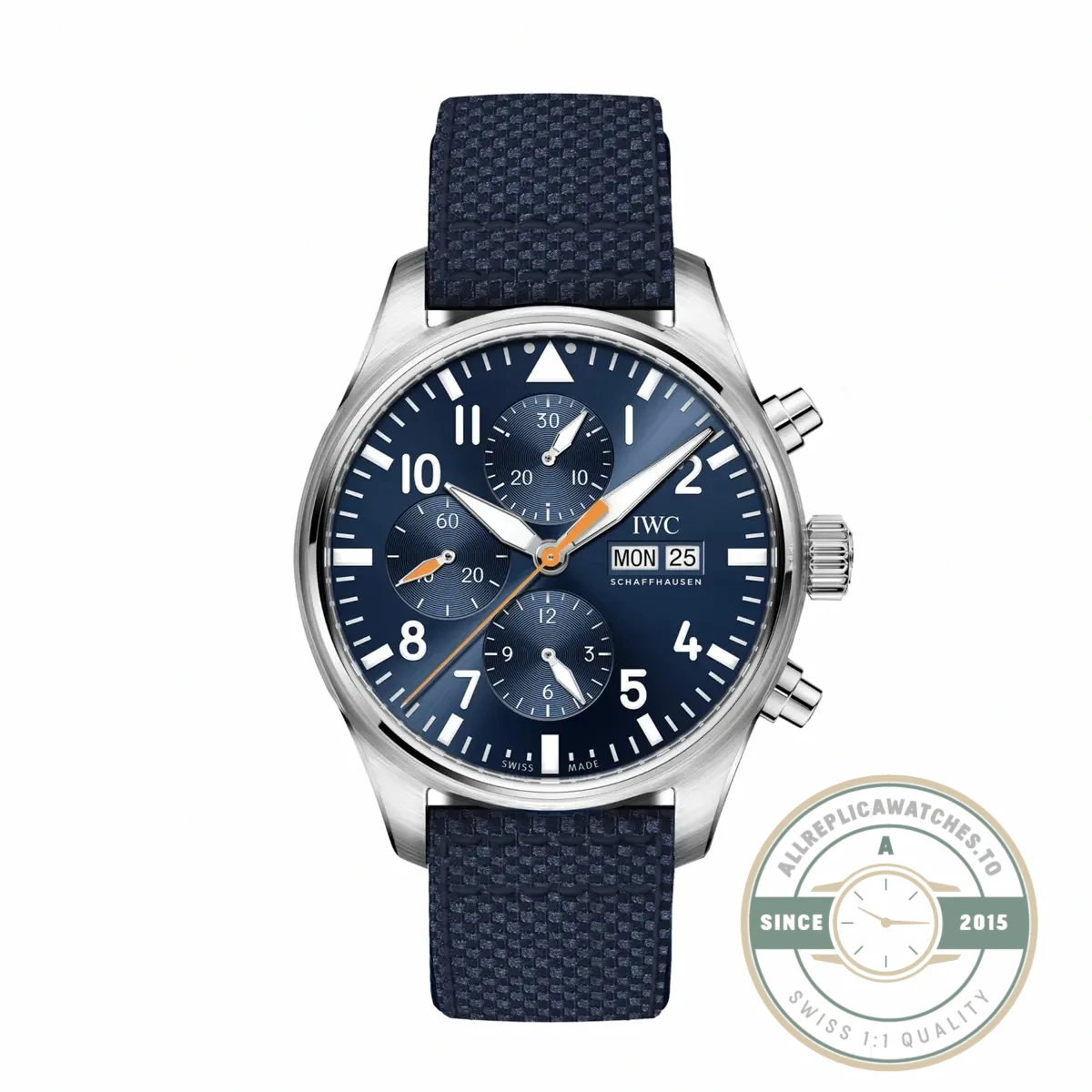 Replica IWC Pilot's IW377729 Blue Captain - High-Grade Replica Watch