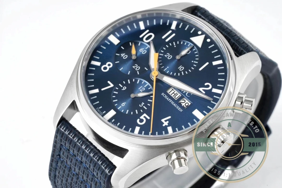 Replica IWC Pilot's IW377729 Blue Captain - Budget Luxury Replica Watch