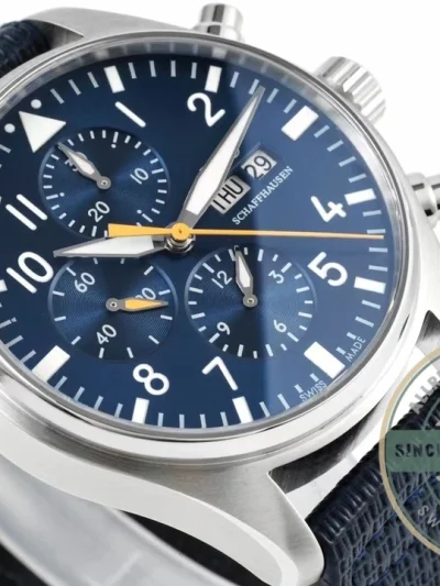 Replica IWC Pilot's IW377729 Blue Captain - Top-Tier Swiss Replica Watch