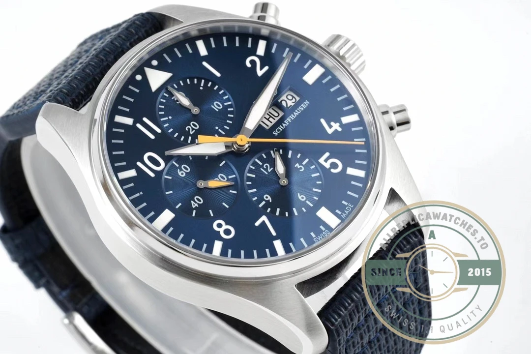 Replica IWC Pilot's IW377729 Blue Captain - Top-Tier Swiss Replica Watch