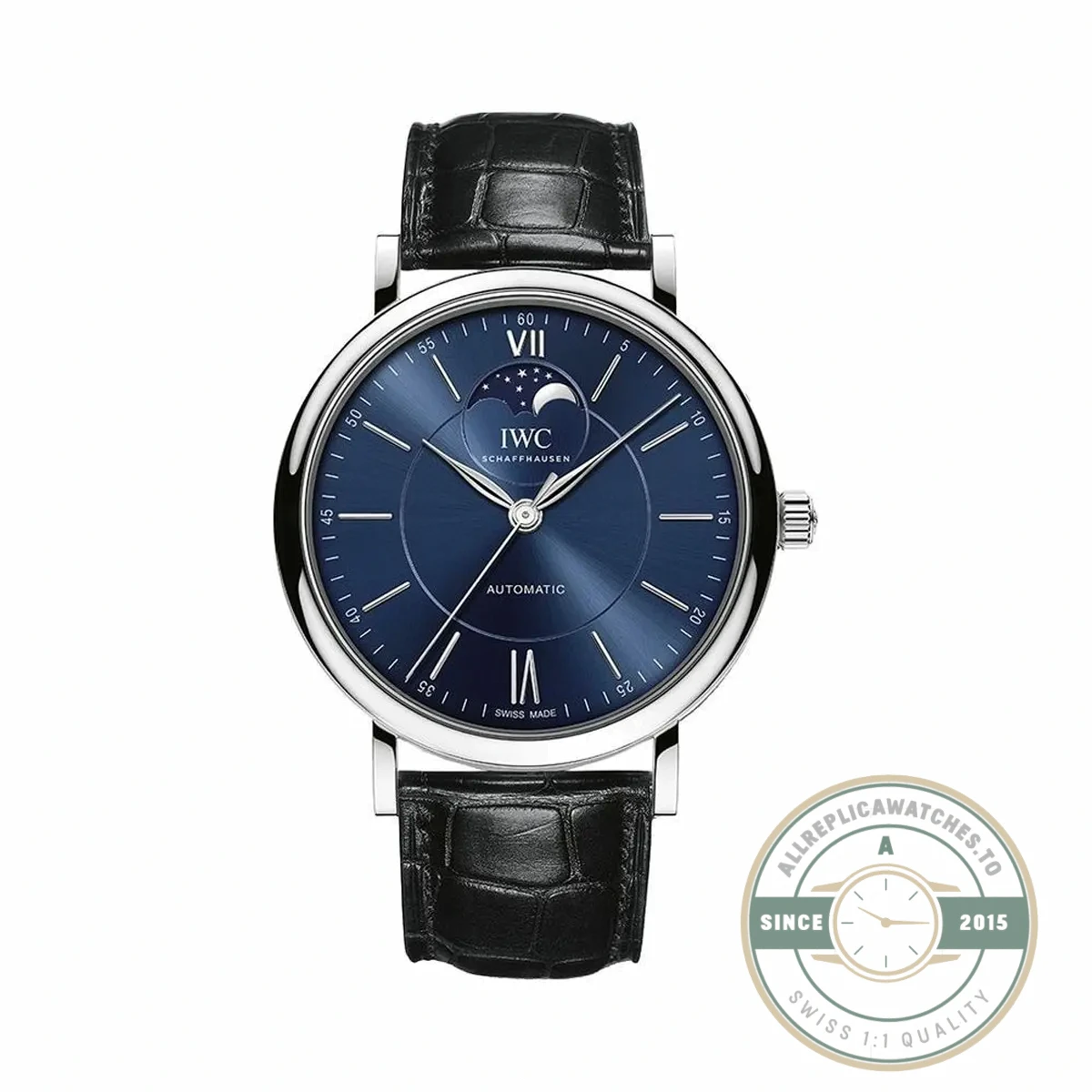 Replica IWC Portofino Blue Dial 40mm IW459402 - High-Grade Replica Watch