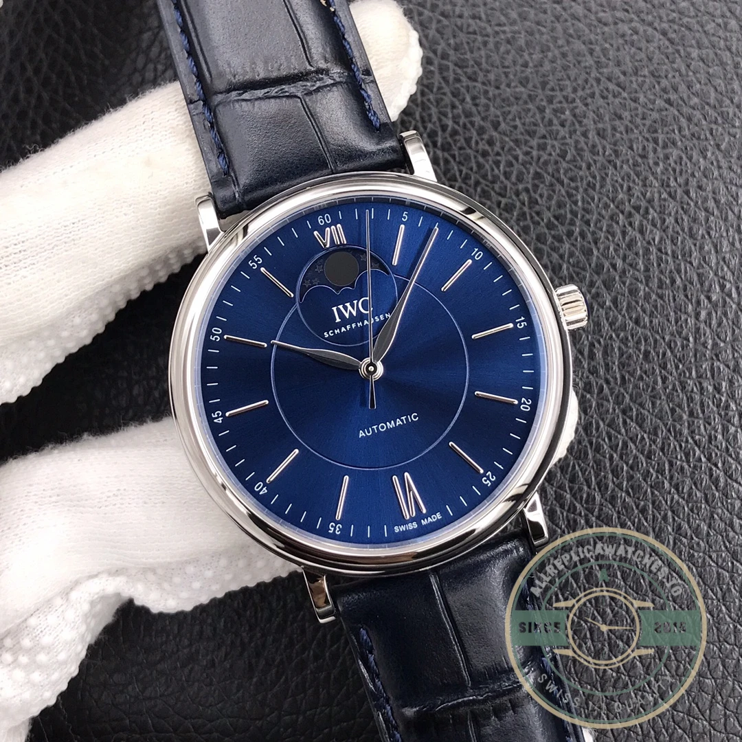 Replica IWC Portofino Blue Dial 40mm IW459402 - Budget Luxury Replica Watch