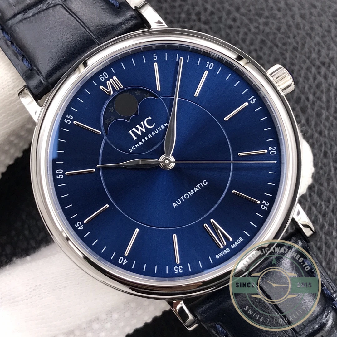 Replica IWC Portofino Blue Dial 40mm IW459402 - Swiss Movement Replica Watch
