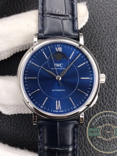 Replica IWC Portofino Blue Dial 40mm IW459402 - Affordable Super Clone Watch