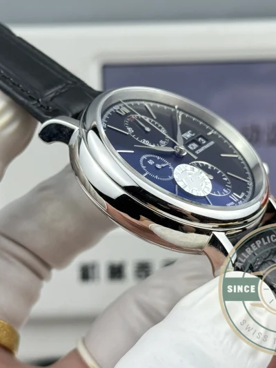 Replica IWC Portofino Chronograph Black Dial IW391008 - Top-Tier Swiss Replica Watch