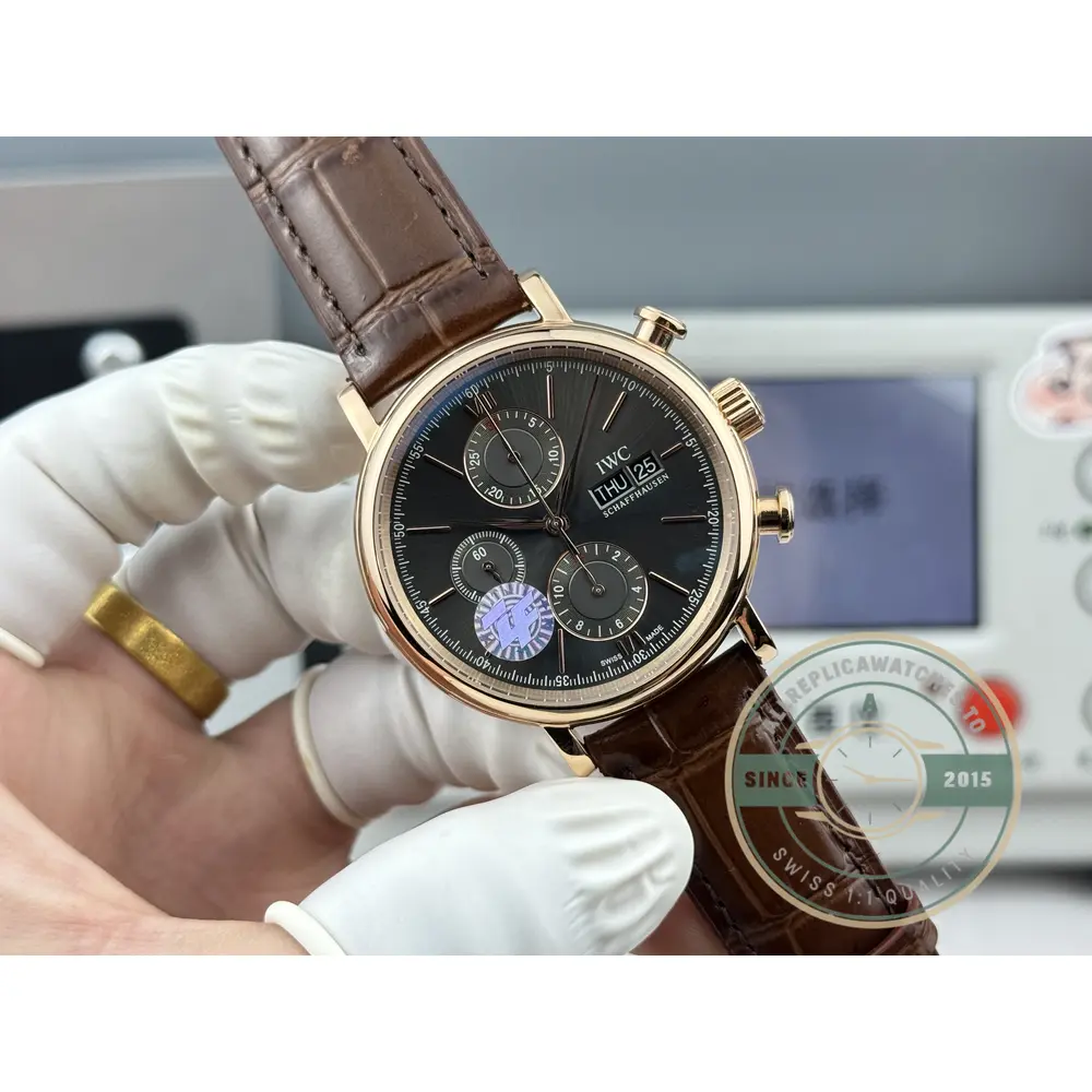 Replica IWC Portofino Chronograph IW391021 42mm - Premium Super Clone Watch