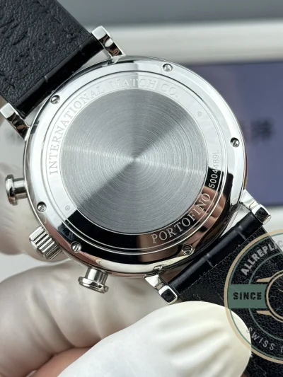 Replica IWC Portofino Chronograph Silver Dial 42 IW391001 - Factory Super Clone Watch