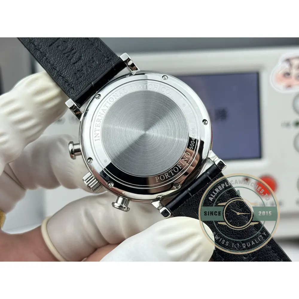 Replica IWC Portofino Chronograph Silver Dial 42 IW391001 - Factory Super Clone Watch
