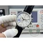 Replica IWC Portofino Chronograph Silver Dial 42 IW391001 - Best Quality Replica Watch