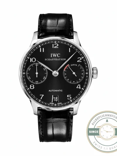 Replica IWC Portugieser 7 Days Automatic Black Dial IW500703 - Budget Luxury Replica Watch
