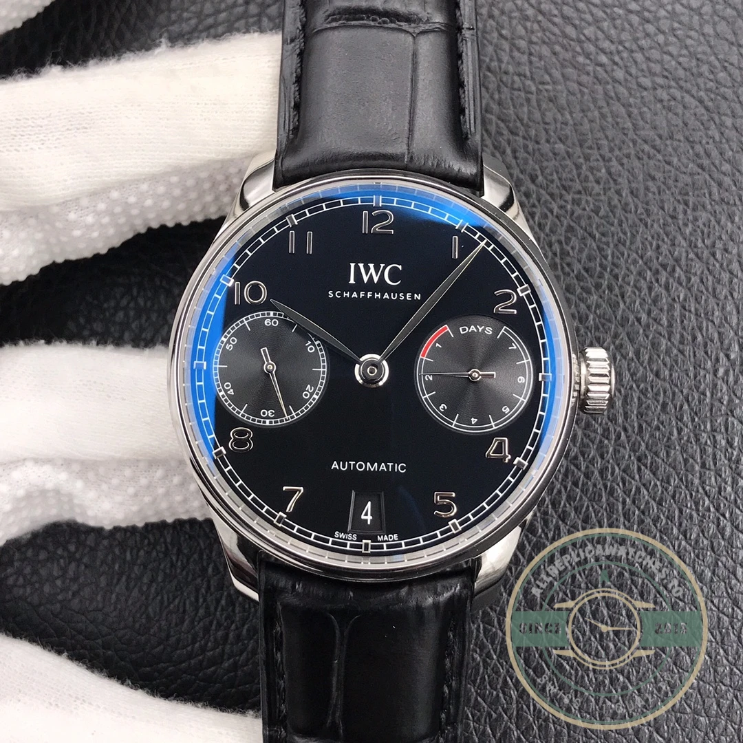 Replica IWC Portugieser 7 Days Automatic Black Dial IW500703 - 1:1 Swiss Replica Watch