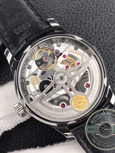 Replica IWC Portugieser 7 Days Automatic Black Dial IW500703 - Luxury Replica Watch