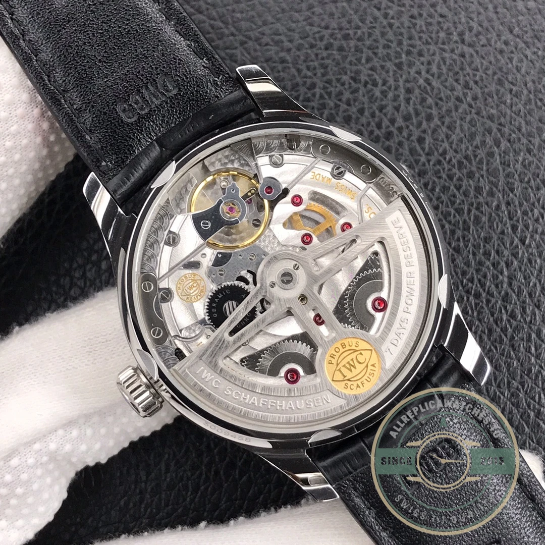 Replica IWC Portugieser 7 Days Automatic Black Dial IW500703 - Luxury Replica Watch