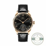 Replica IWC Portugieser Automatic 40mm Black Dial IW358401 - Factory Super Clone Watch